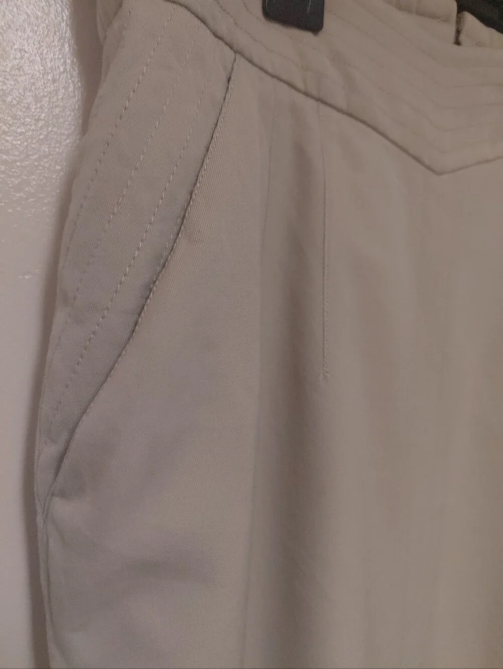 Vintage Louis Feraud Tan Pencil Skirt Size 10